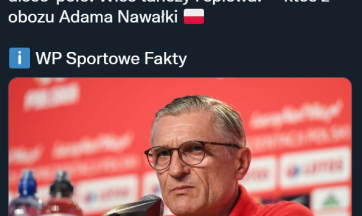 MOCNE SŁOWA osoby z obozu Adama Nawałki!